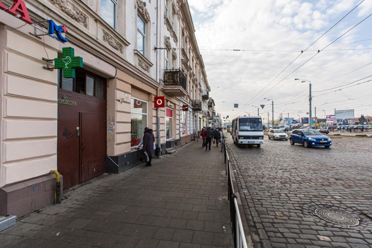 Нова Квартира Студія Біля Ж/Д Вокзалу На Вул. Городоцькій 리비프 외부 사진