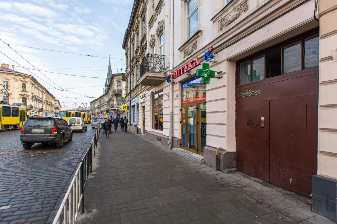 Нова Квартира Студія Біля Ж/Д Вокзалу На Вул. Городоцькій 리비프 외부 사진